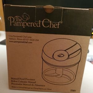 Pampered chef manual food processor